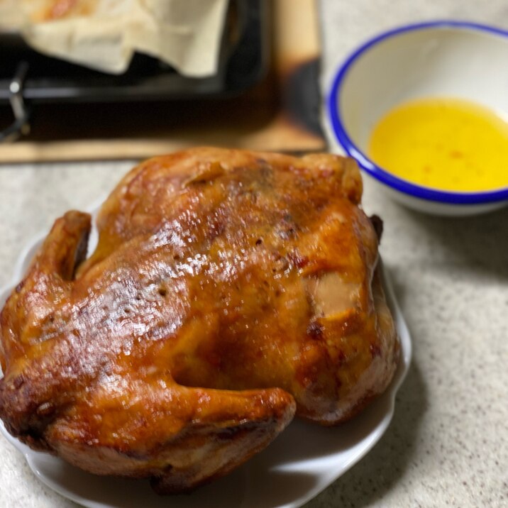 クリスマスチキン！【赤ワインに合う】鶏の丸焼き